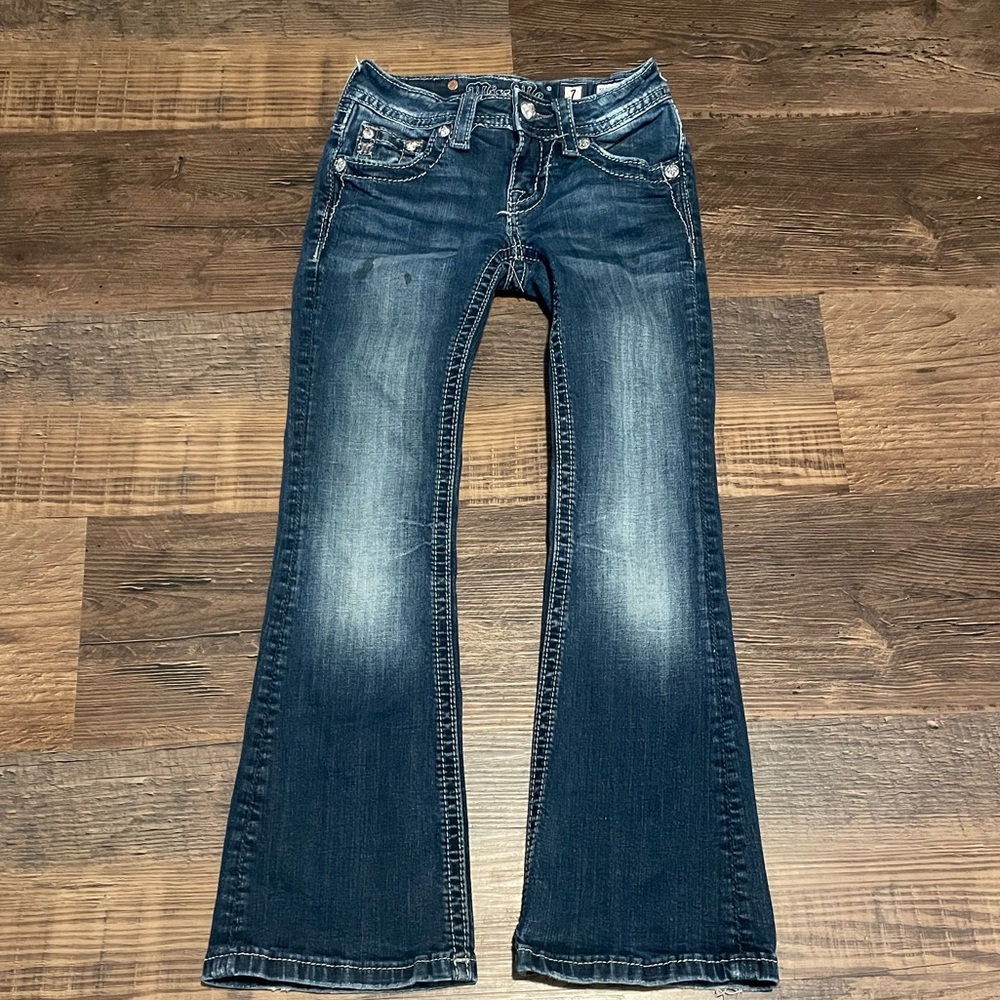 Miss Me Girls Blue Denim Jeans